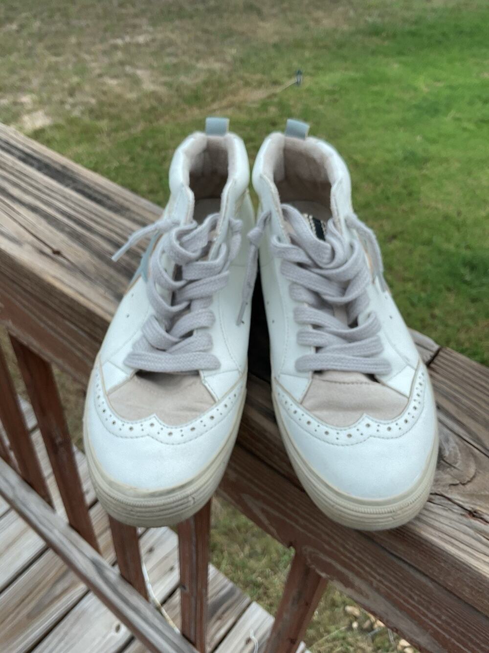 Shu Shop Sneakers Paulina Elate Blue Size 8 1\2 With Star